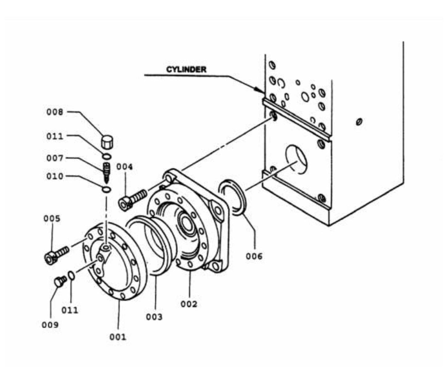 F35 QT S/N 3601 ~ Accumulator Assembly Parts