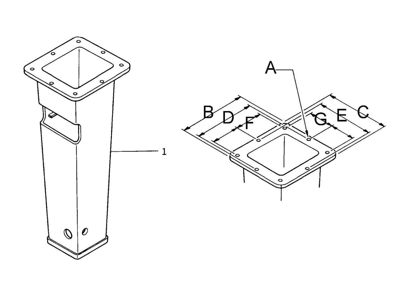 F3 (Serial No.5001 & Up) T-Box Mounting Assembly Parts