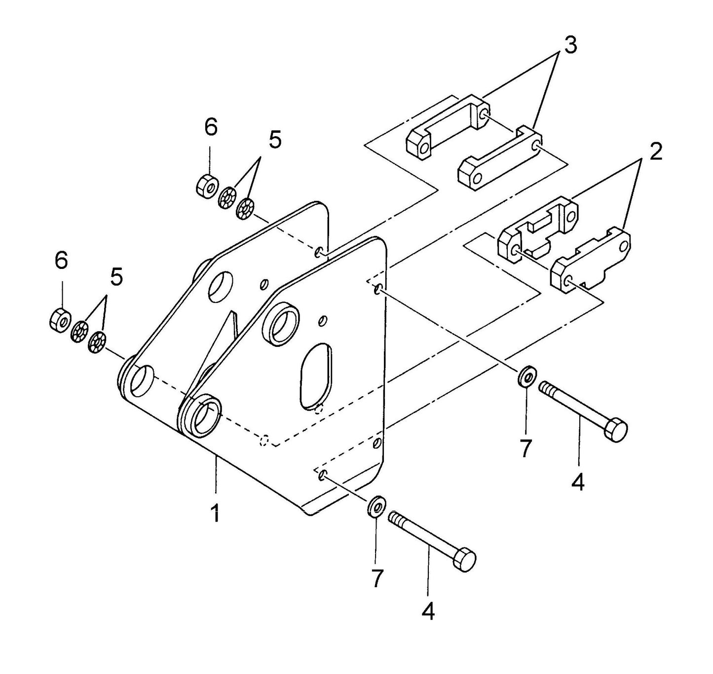 F3 (Serial No.5001 & Up) Side Plates Assembly-1 Parts