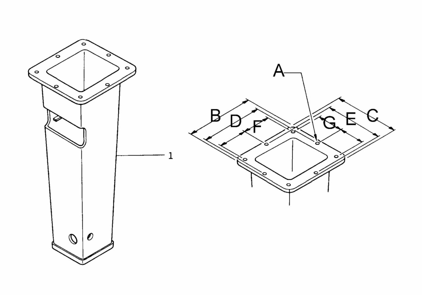 F5 Three-Boss TLB Versions (Serial No.5001 & Up) T-Box Mounting Assembly Parts