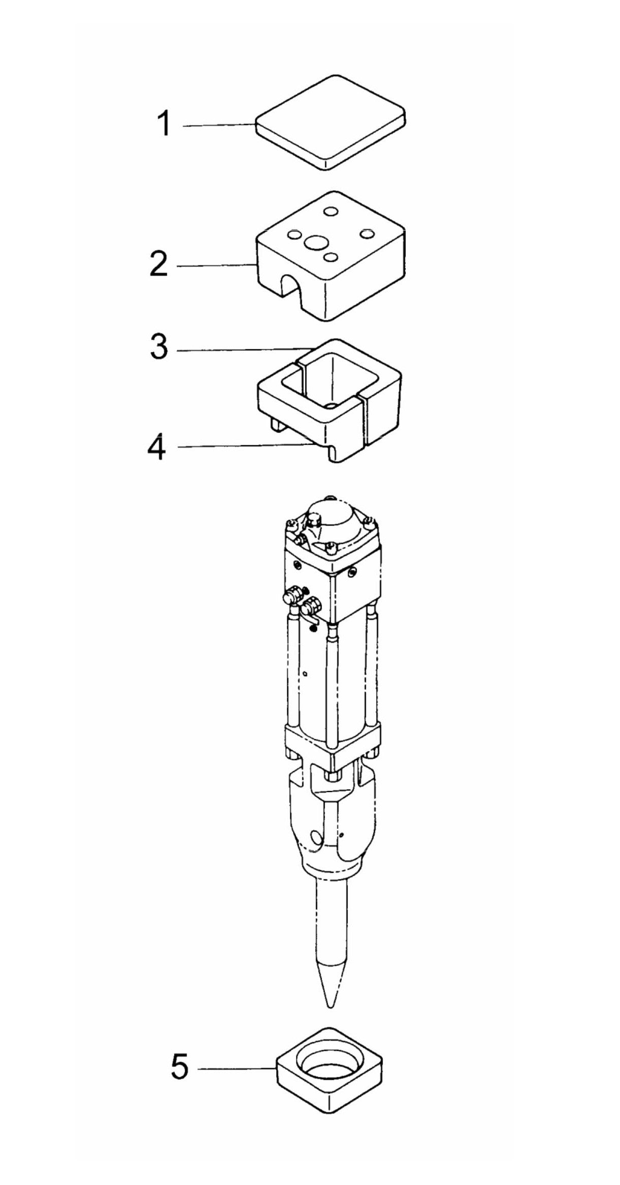 F5 Three-Boss TLB Versions (Serial No.5001 & Up) Damper Parts List Assembly Parts