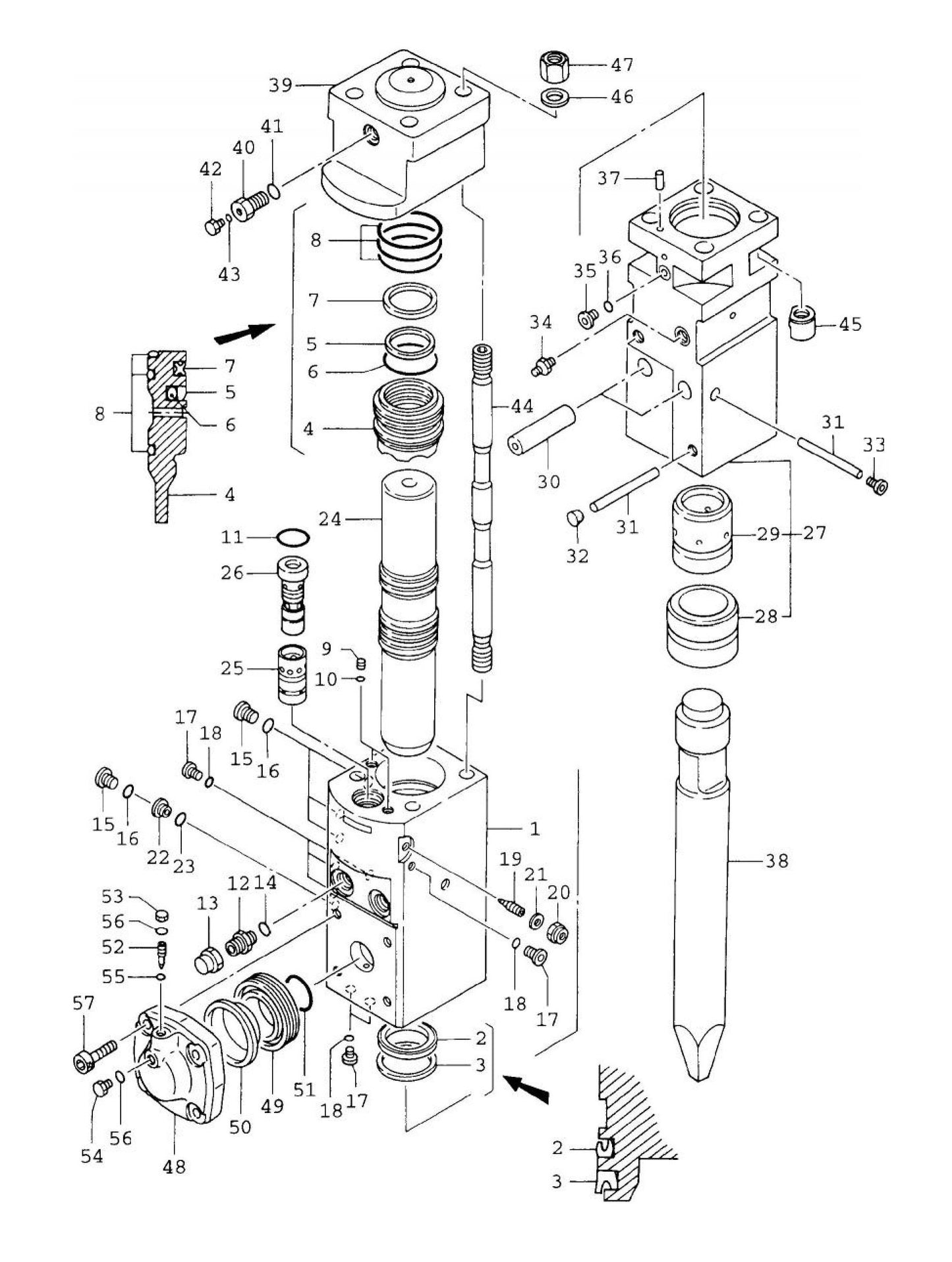 F6 Hydraram Parts Breakdown Assembly Parts
