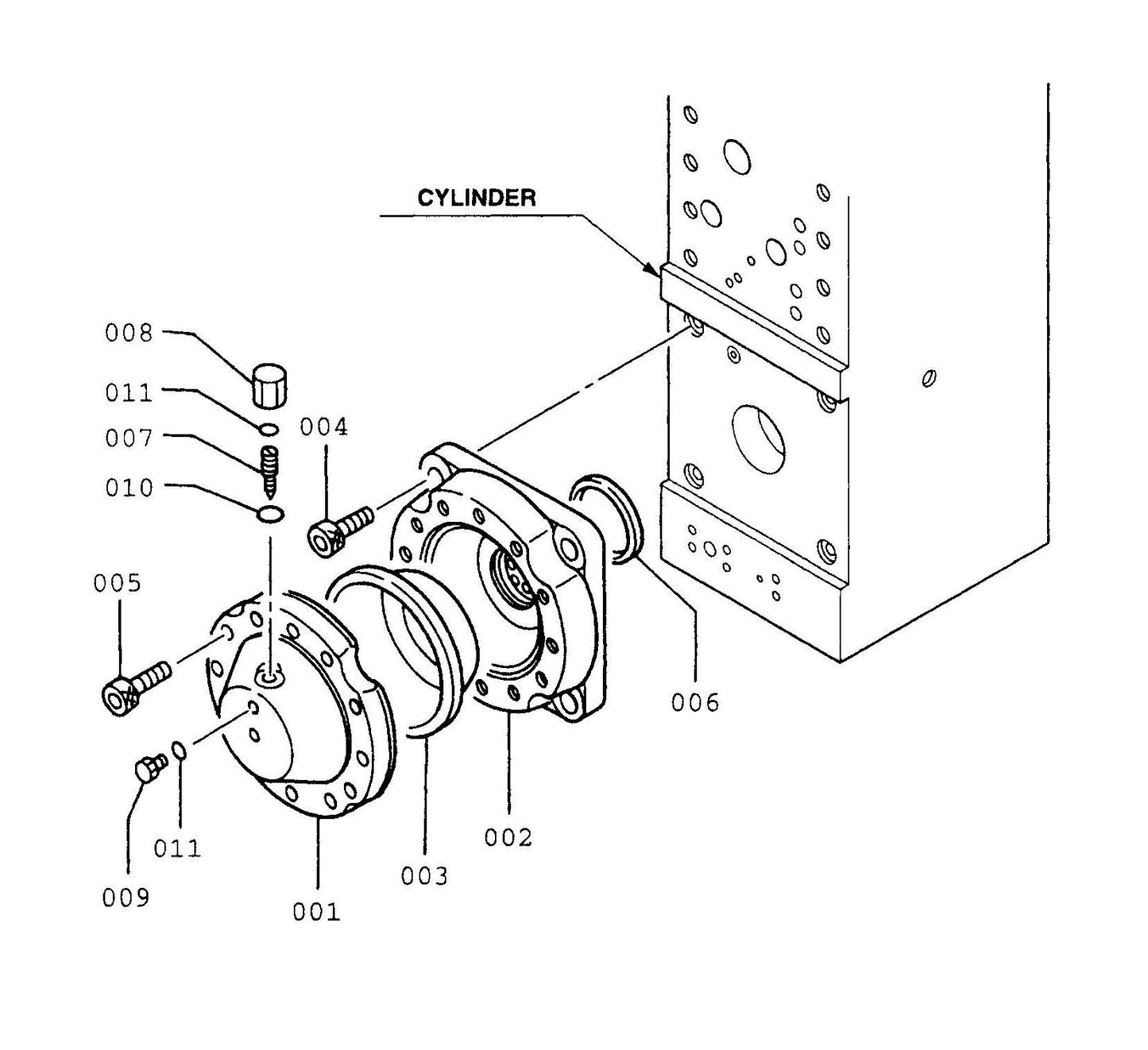 F70Qt Serial No. 1062 ~ & Up Accumulator Assembly Parts