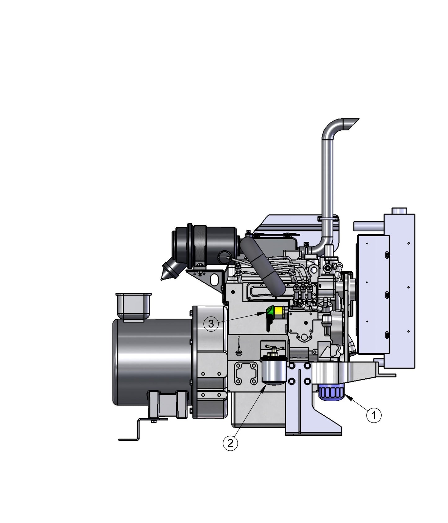 V-Series Maxi-Lite 7.5-8KW-Kubota 1105 Parts (Fig 2) By Allmand