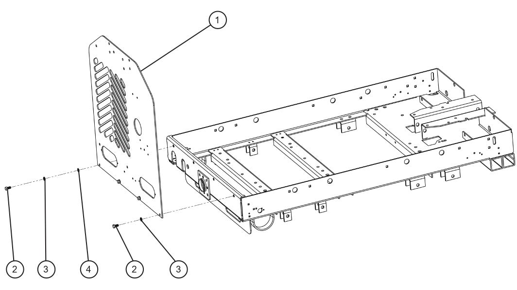 V Series Night-Lite Pro II Kubota Rear Panel Parts By Allmand