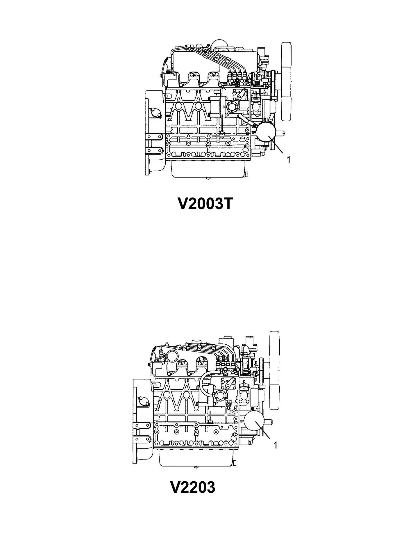 Maxi-Lite 15330 and 20330-Kubota V2003T and V2203Parts By Allmand