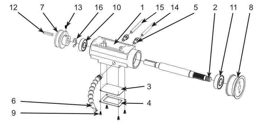 CTC1020XL Water Assembly Parts By Norton Clippers