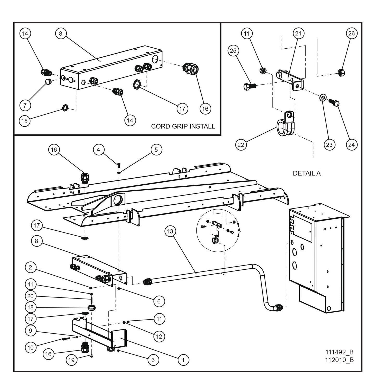 LED 4/6 Light Junction Box Parts By Allmand