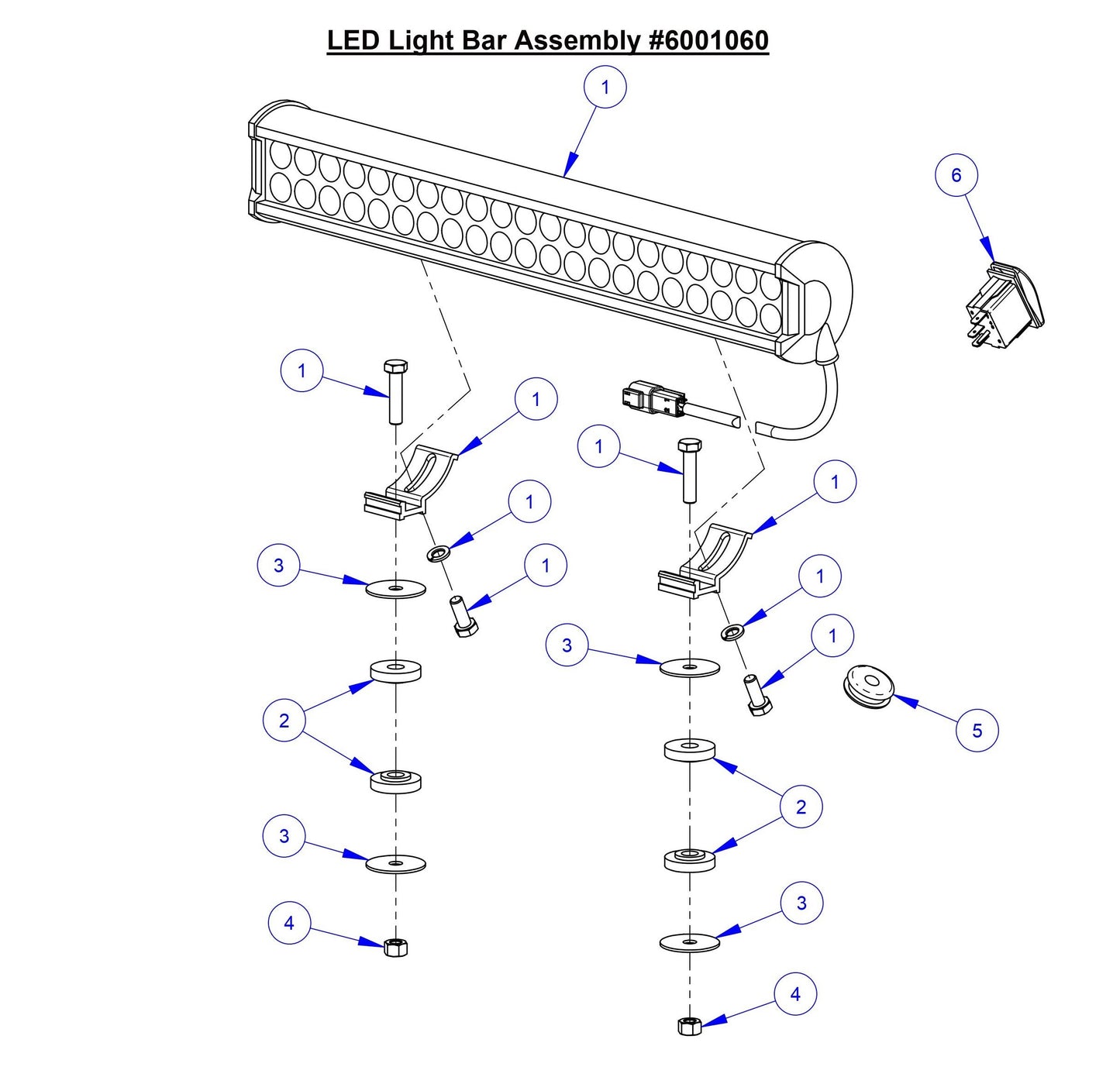 CC5049 LED Light Bar Assembly