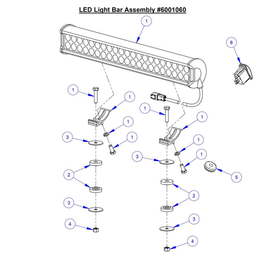 CC5049 LED Light Bar Assembly