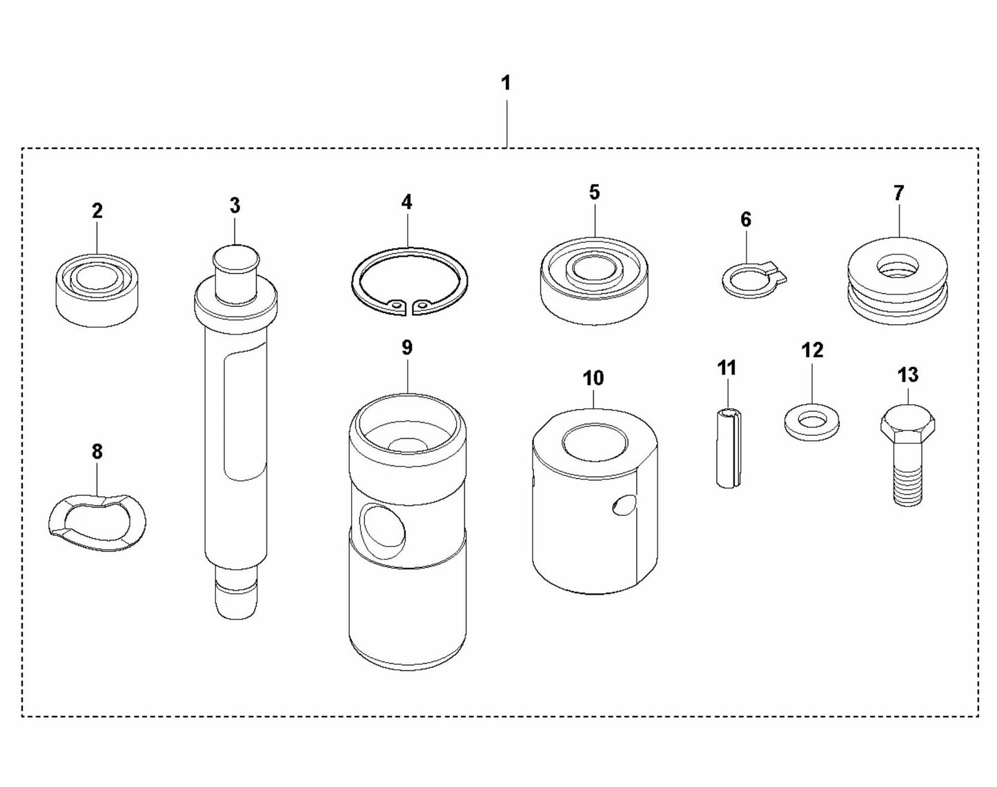 Forward and Reverse Piston Repair Kit Assembly Parts For LG 204 By Husqvarna