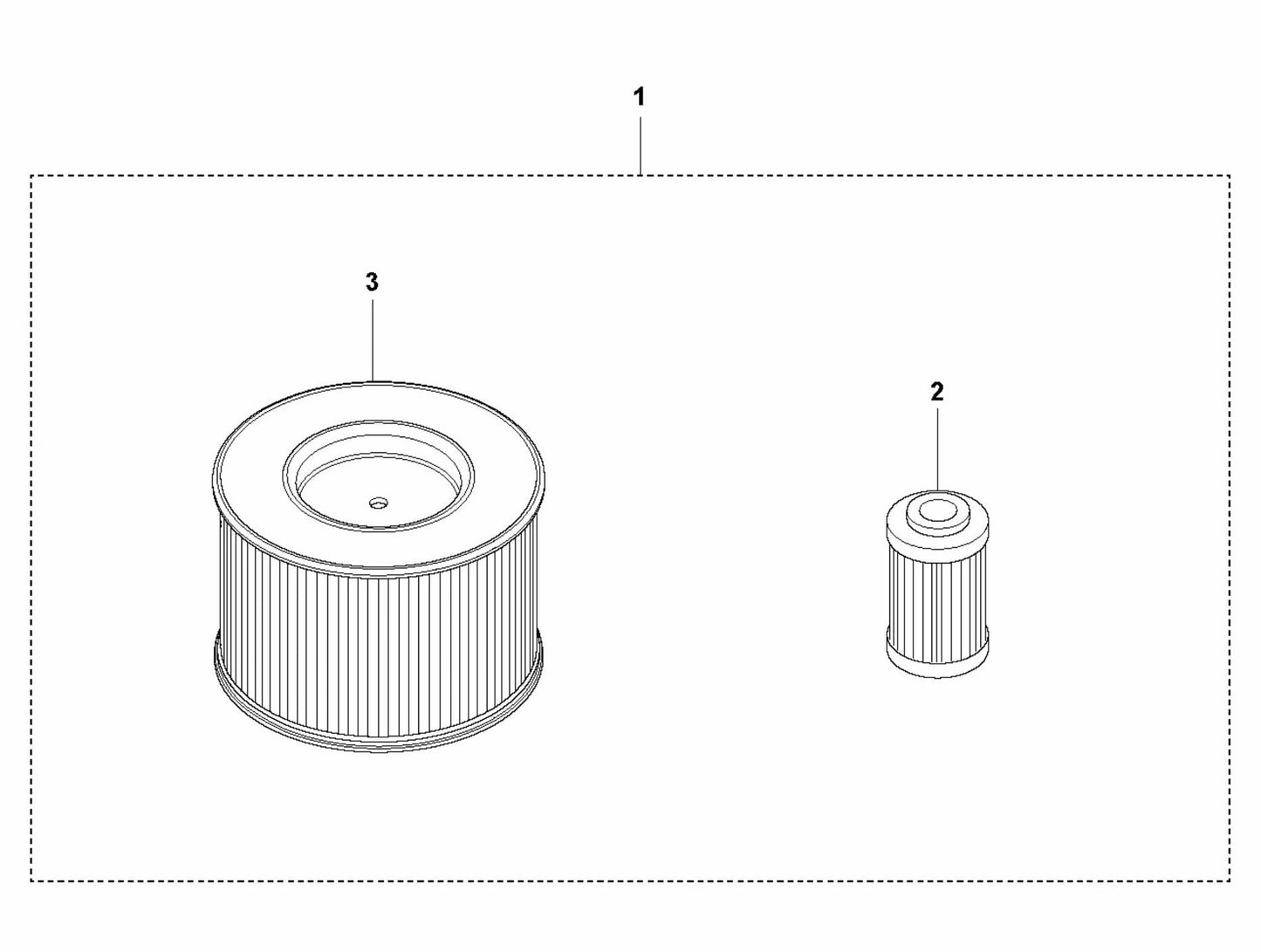 6 Months/ Every 250 Hours Kit - Hatz Assembly Parts For LG 204 By Husqvarna