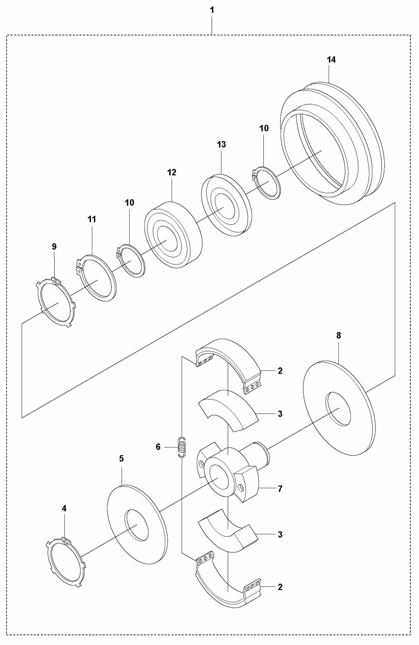 Centrifugal Clutch - Hatz Assembly Parts For LG 300 By Husqvarna