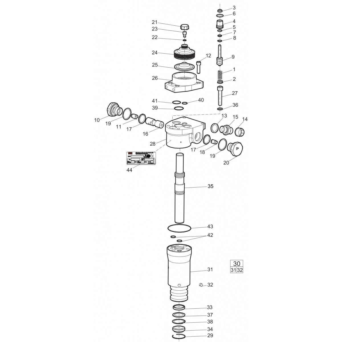 LH 180, LH 190 E Hydraulic Breaker Parts By Atlas Copco