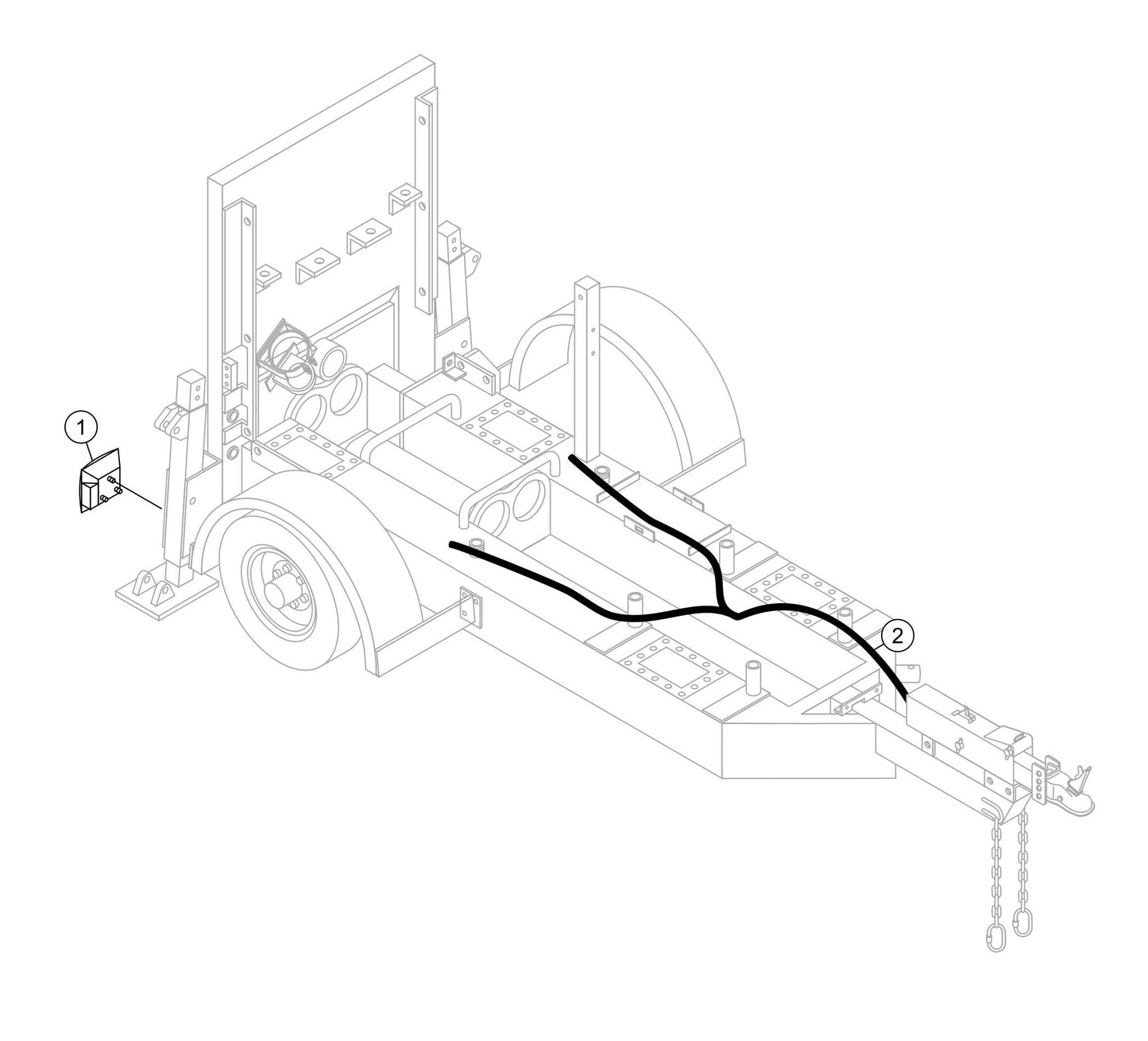 LS600 Brake Light Assembly Parts