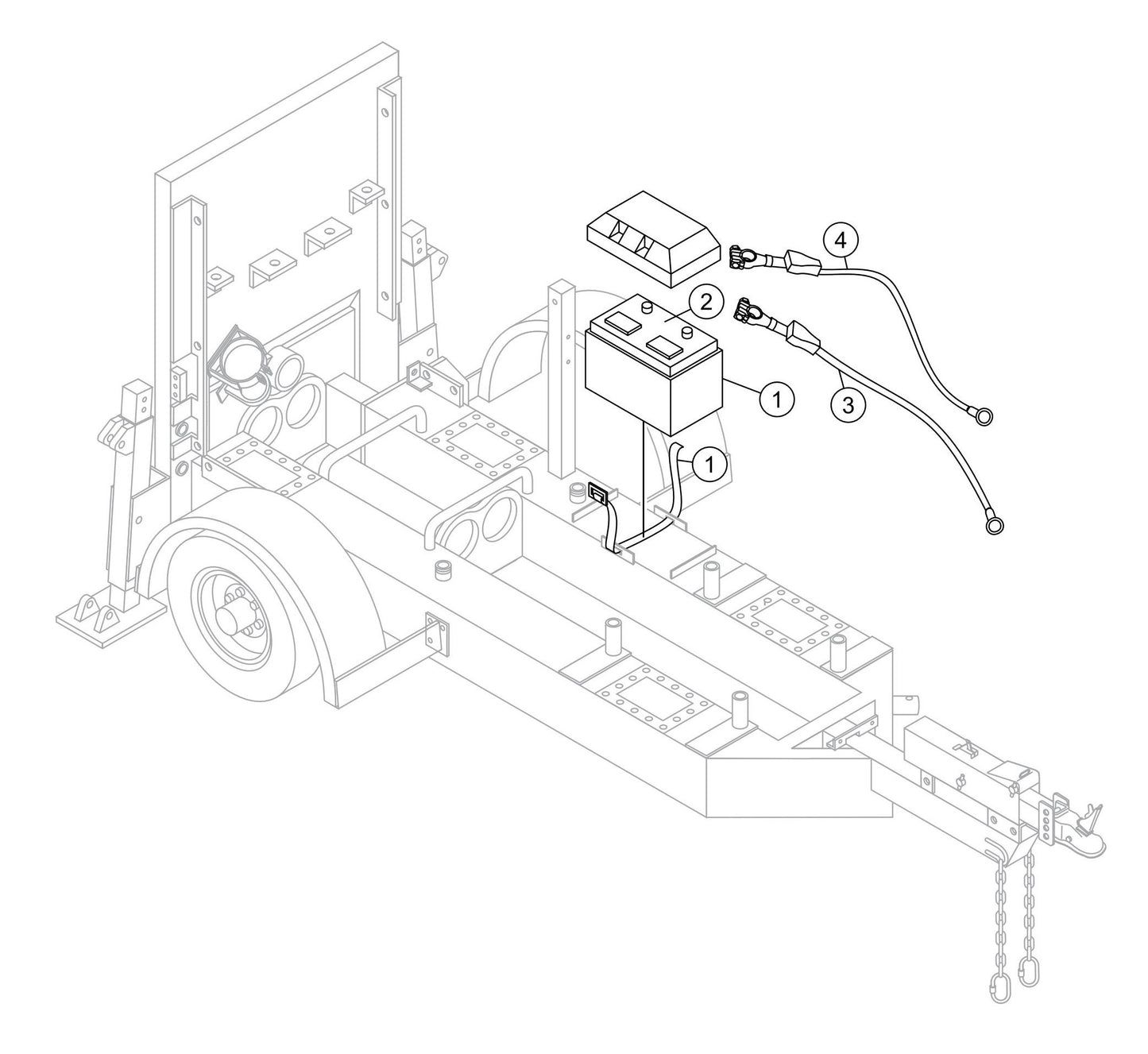 LS600 Battery Assembly Parts