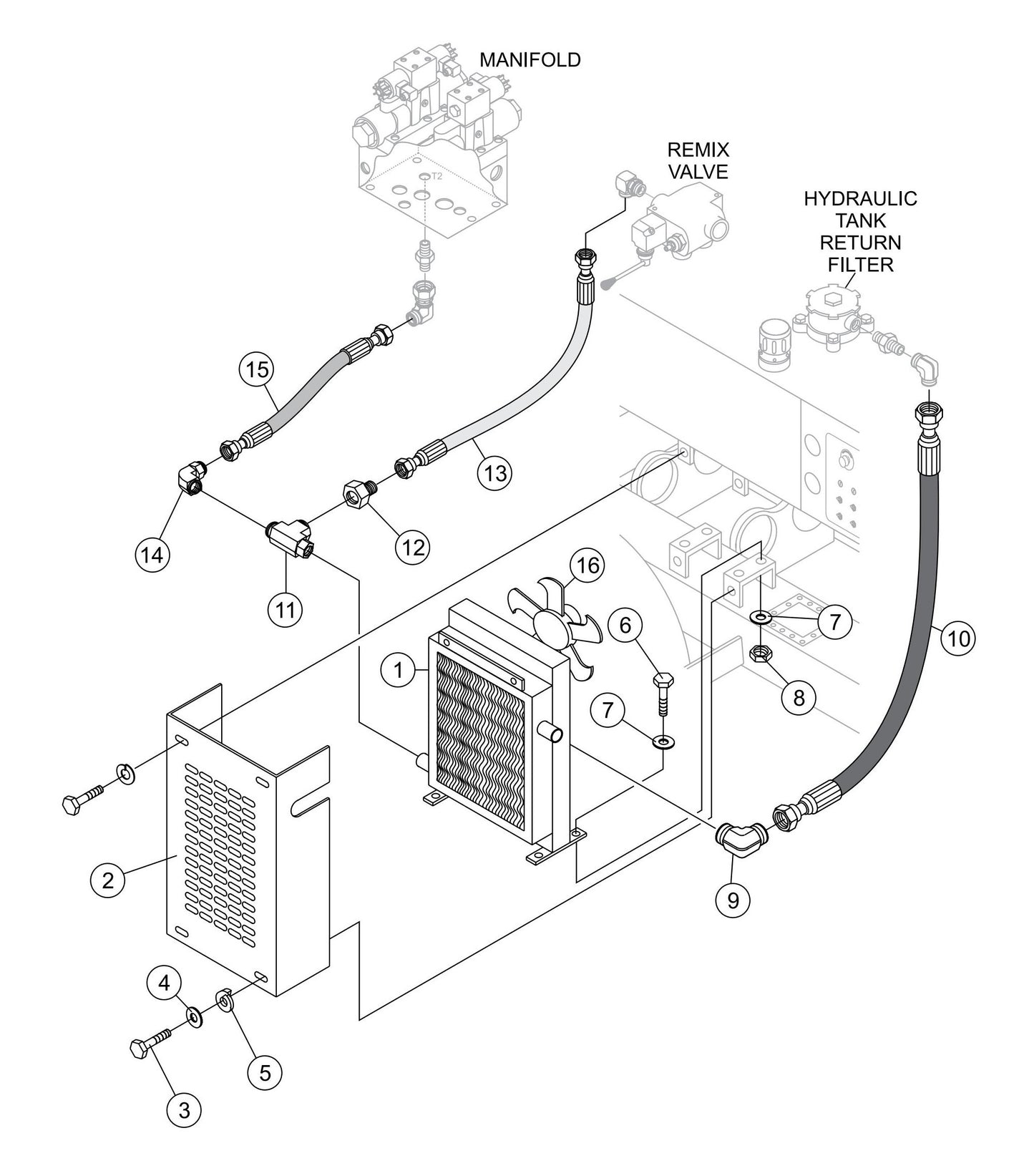 LS600 Heat Exchanger Assembly Parts