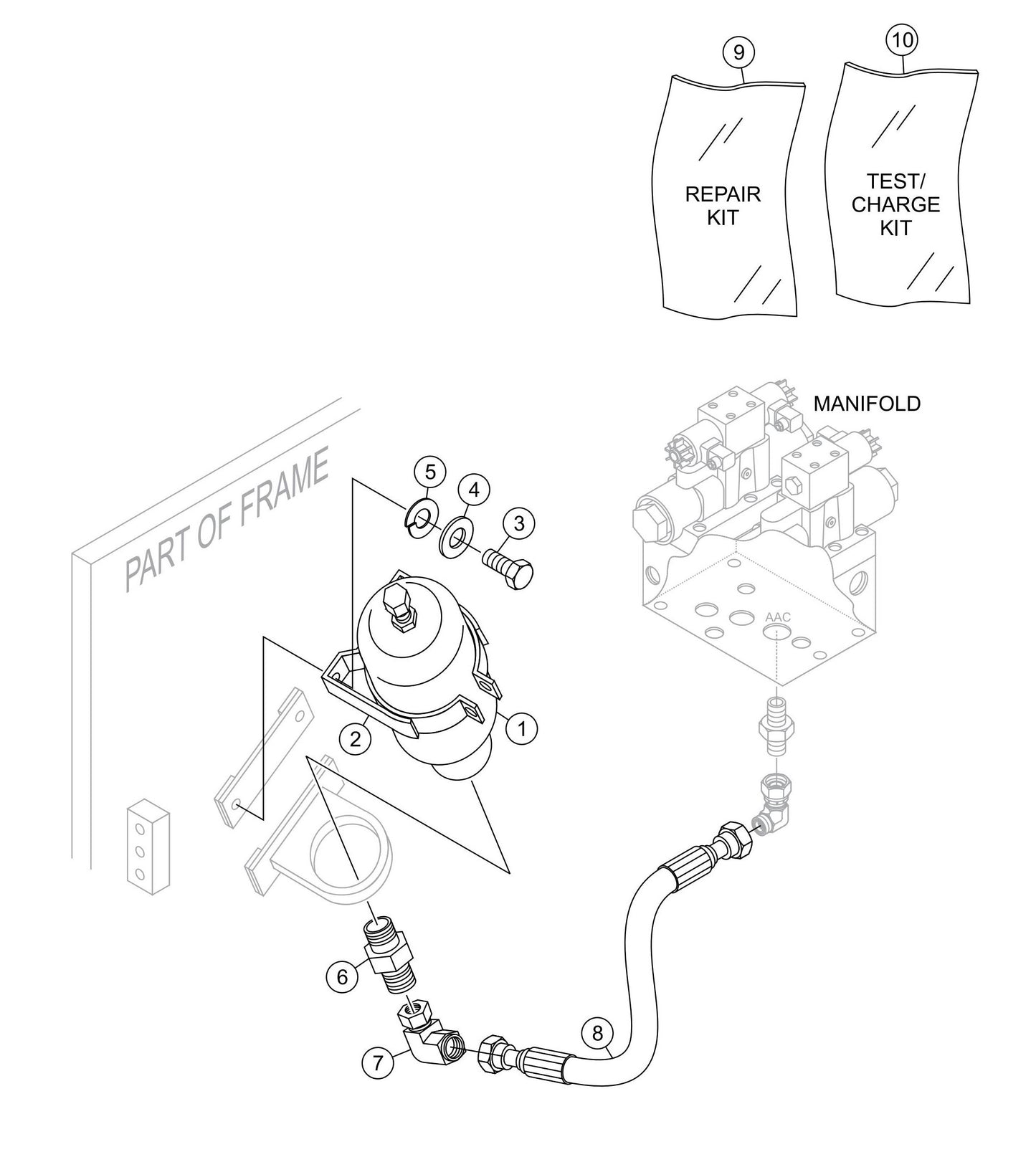 LS600 Accumulator Assembly Parts