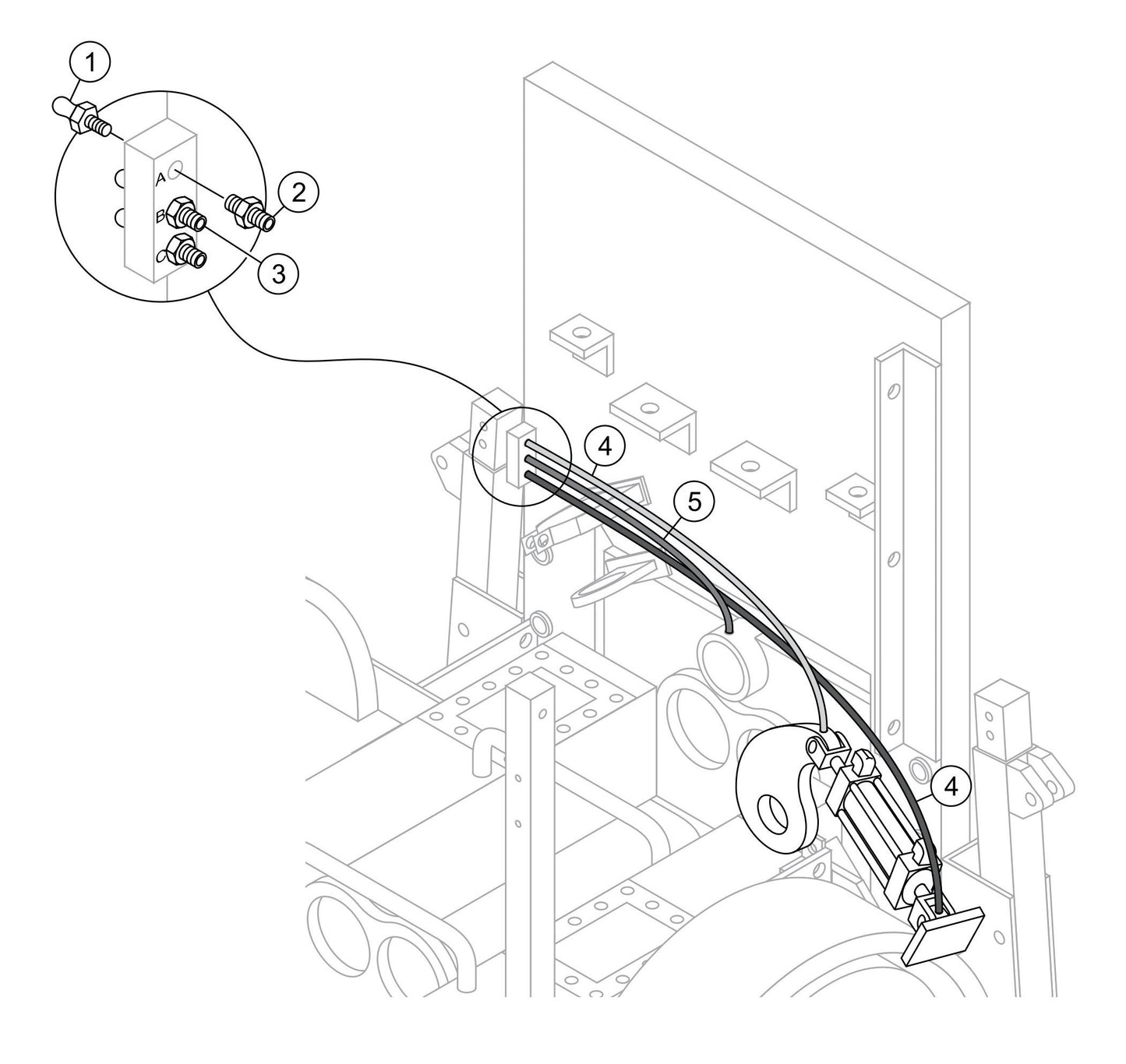 LS600 Lubrication Panel Assembly Parts