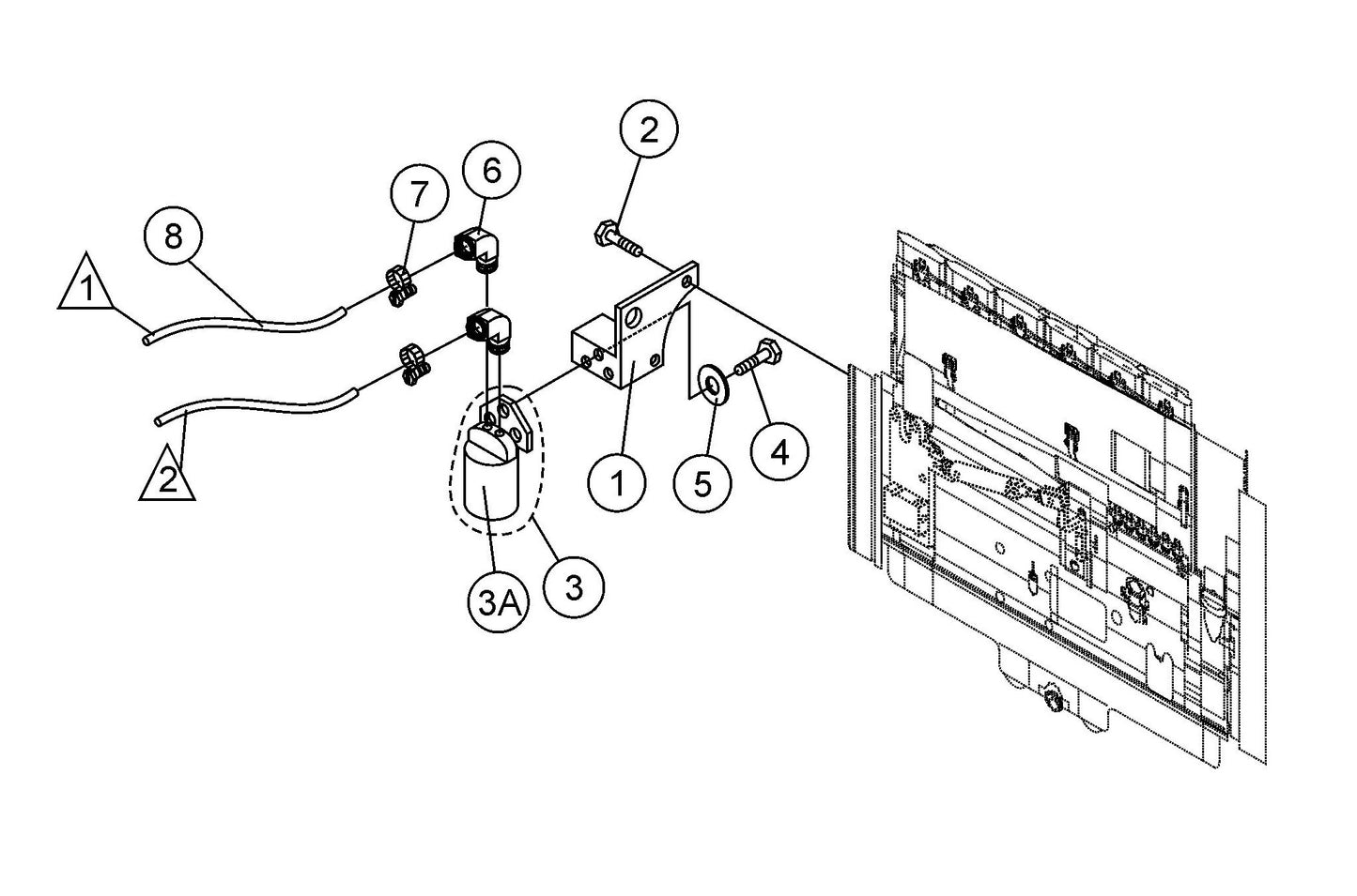 LS600 Water Separator Assembly Parts