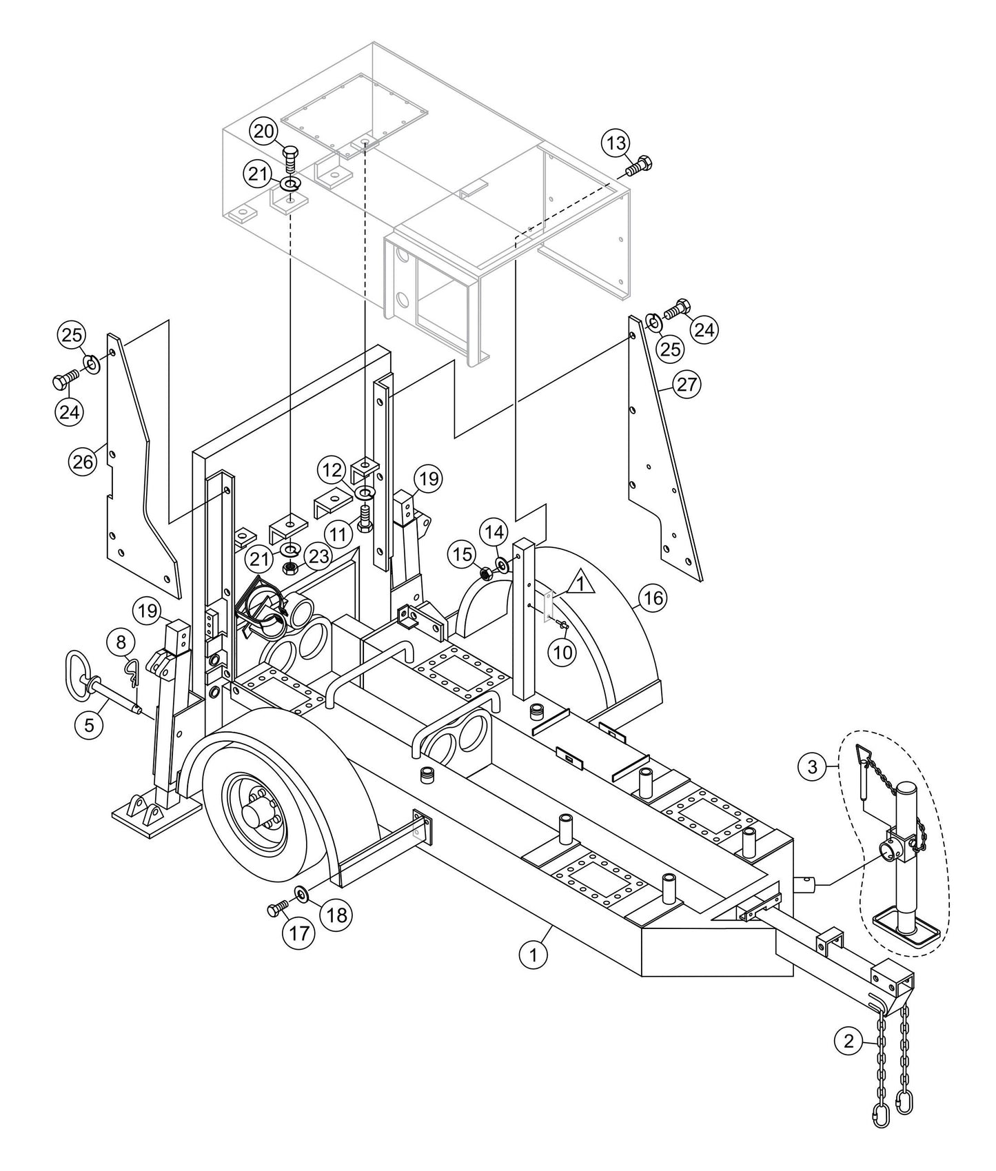 LS600 Frame Assembly Parts
