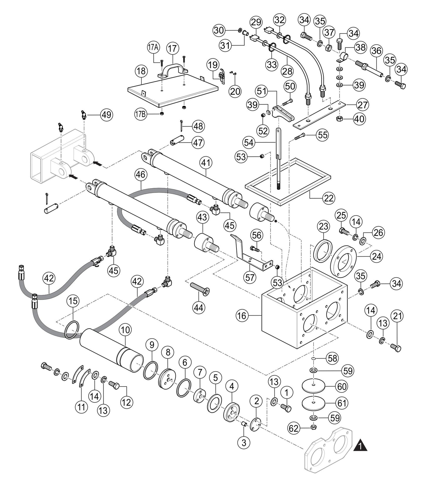 LS600P Lubrication Pistons Assembly Parts