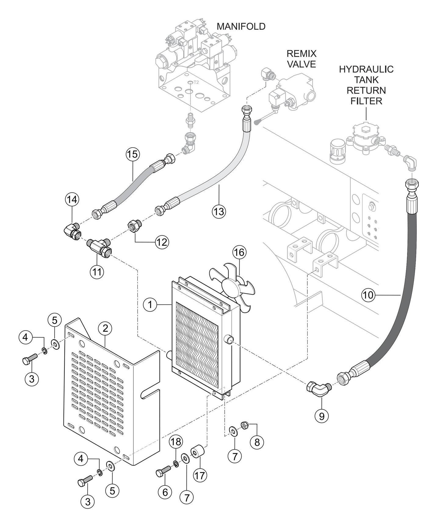 LS600P Heat Exchanger Assembly Parts
