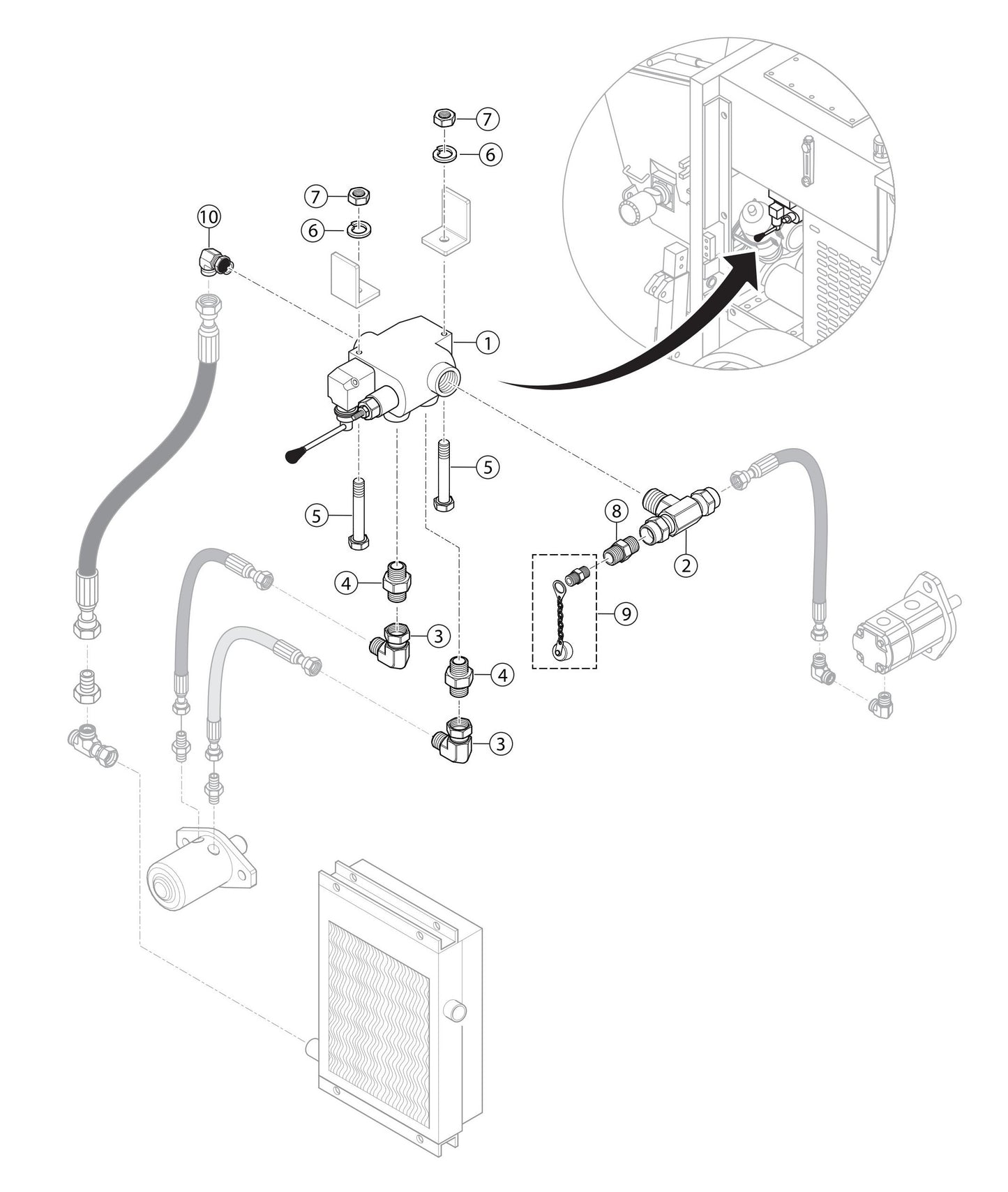 LS600P Remixer Control Assembly Parts