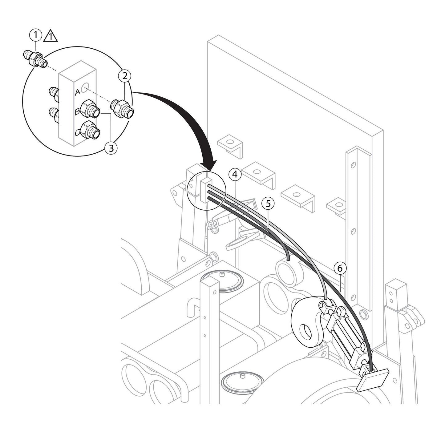 LS600P Lubrication Panel Assembly Parts