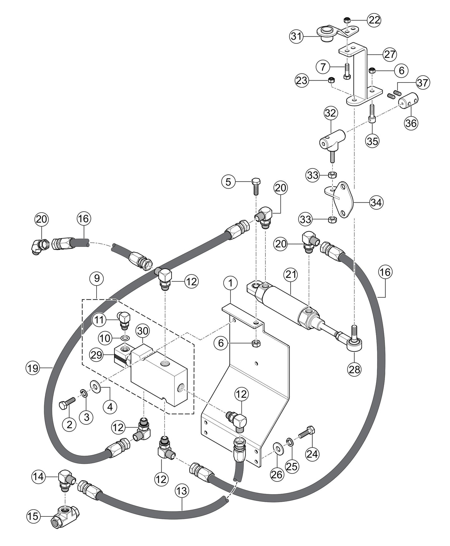 LS600P Throttle Assembly Parts