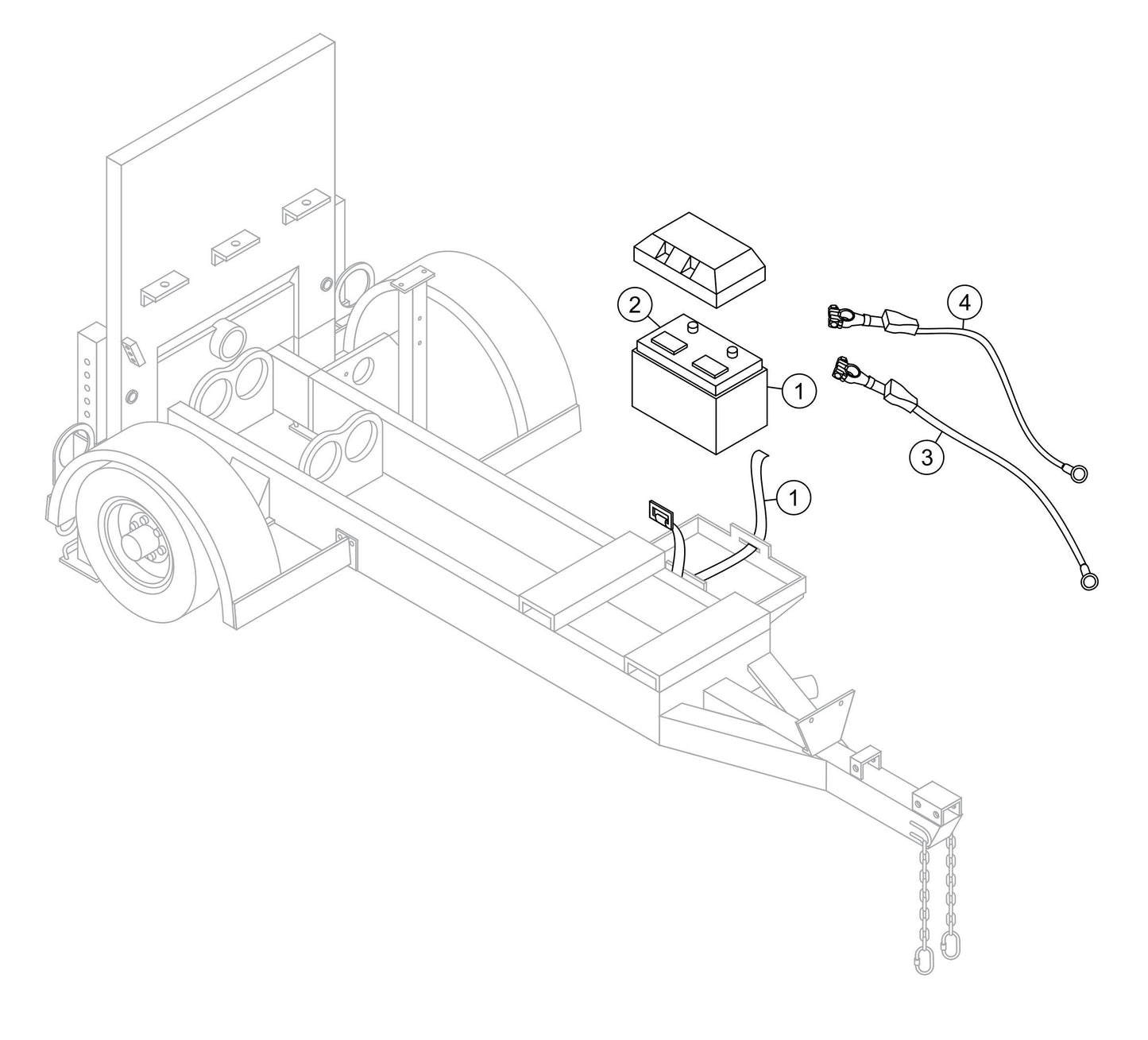 LS300 Battery Assembly Parts