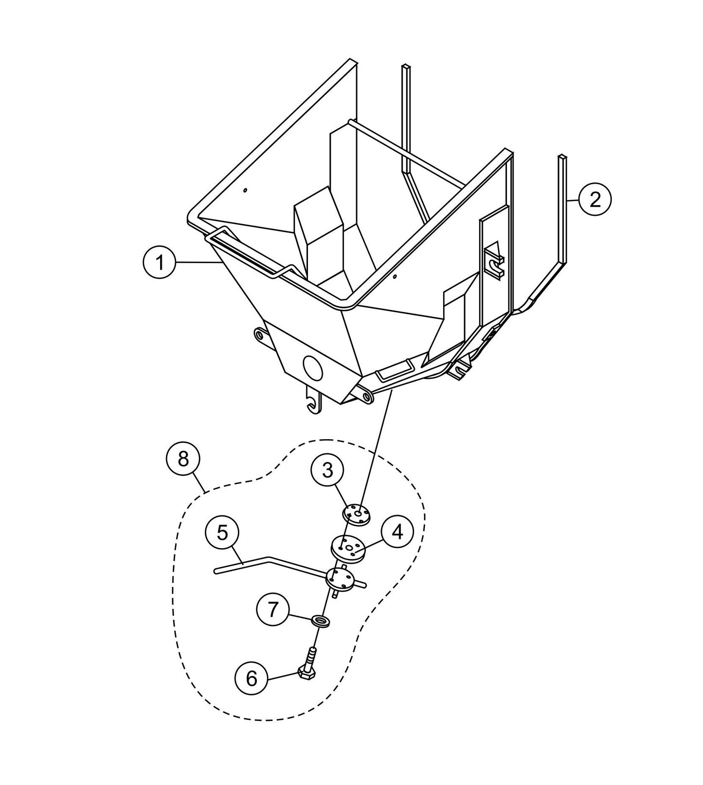 LS300 Hopper Assembly Parts
