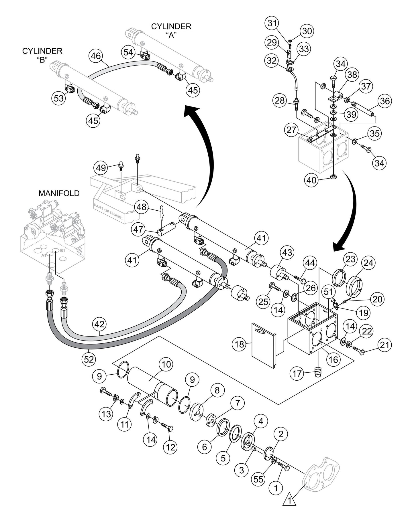 LS300 Lubrication Pistons Assembly Parts