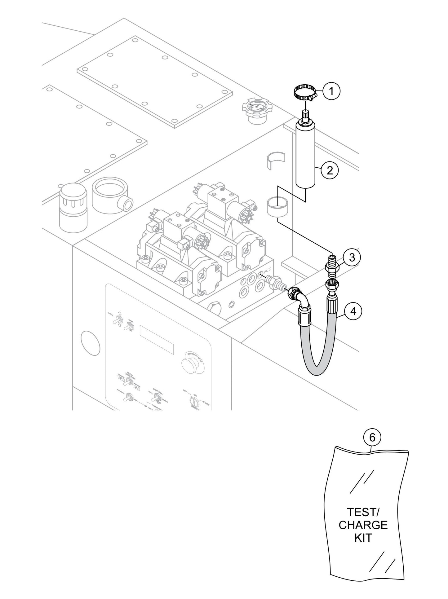 LS300 Accumulator Assembly Parts