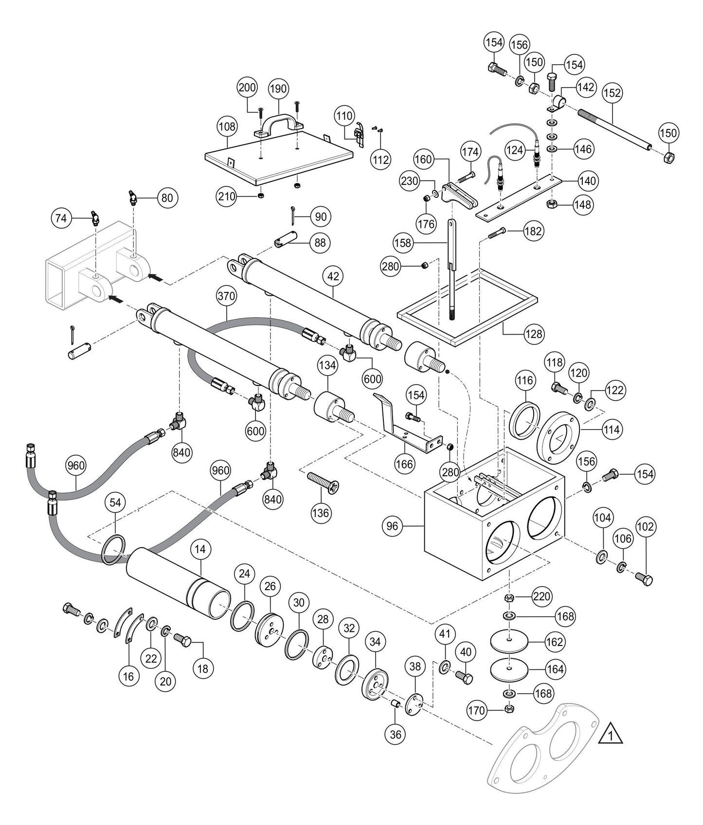 LS300G Lubrication Pistons Assembly Parts