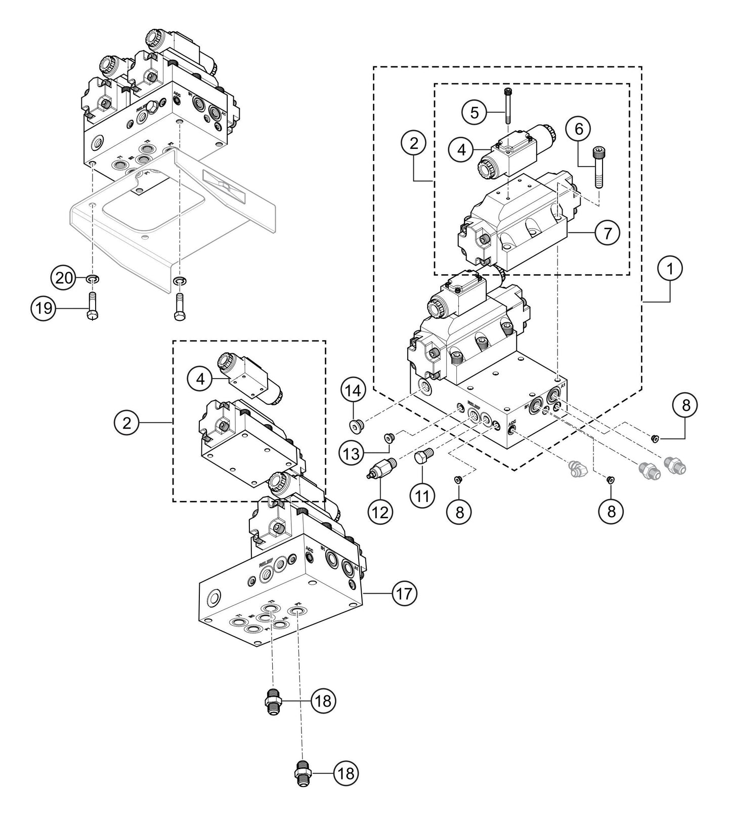 LS300G Manifold Assembly Parts