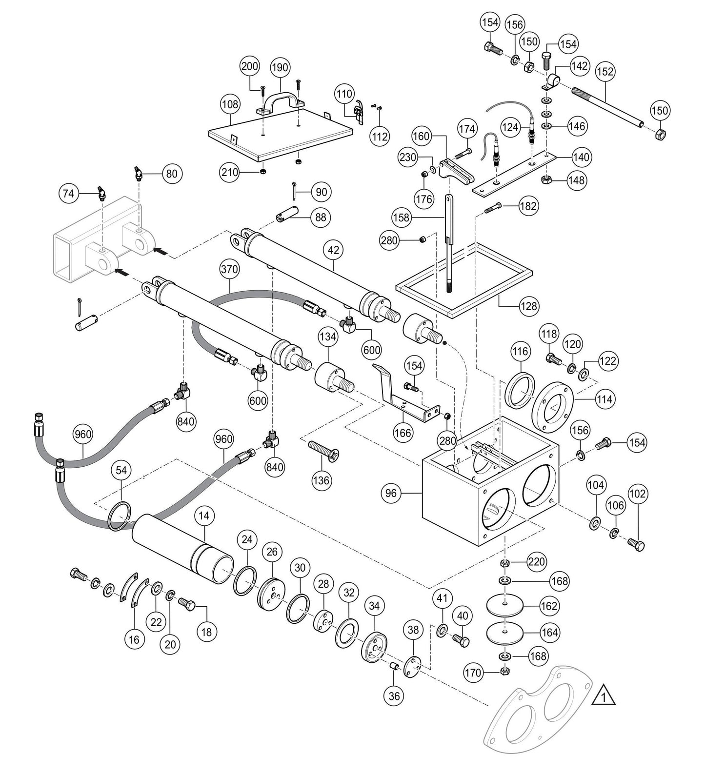 LS300GK Lubrication Pistons Assembly Parts