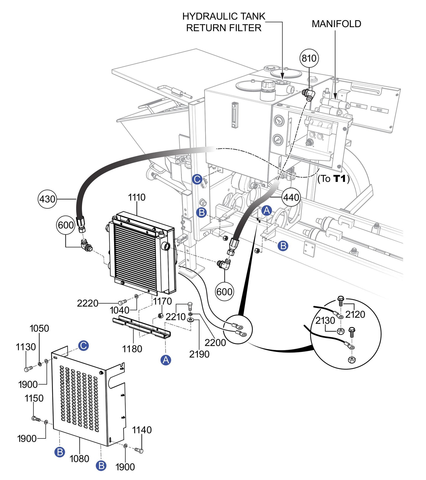 LS300GK Heat Exchanger Assembly Parts
