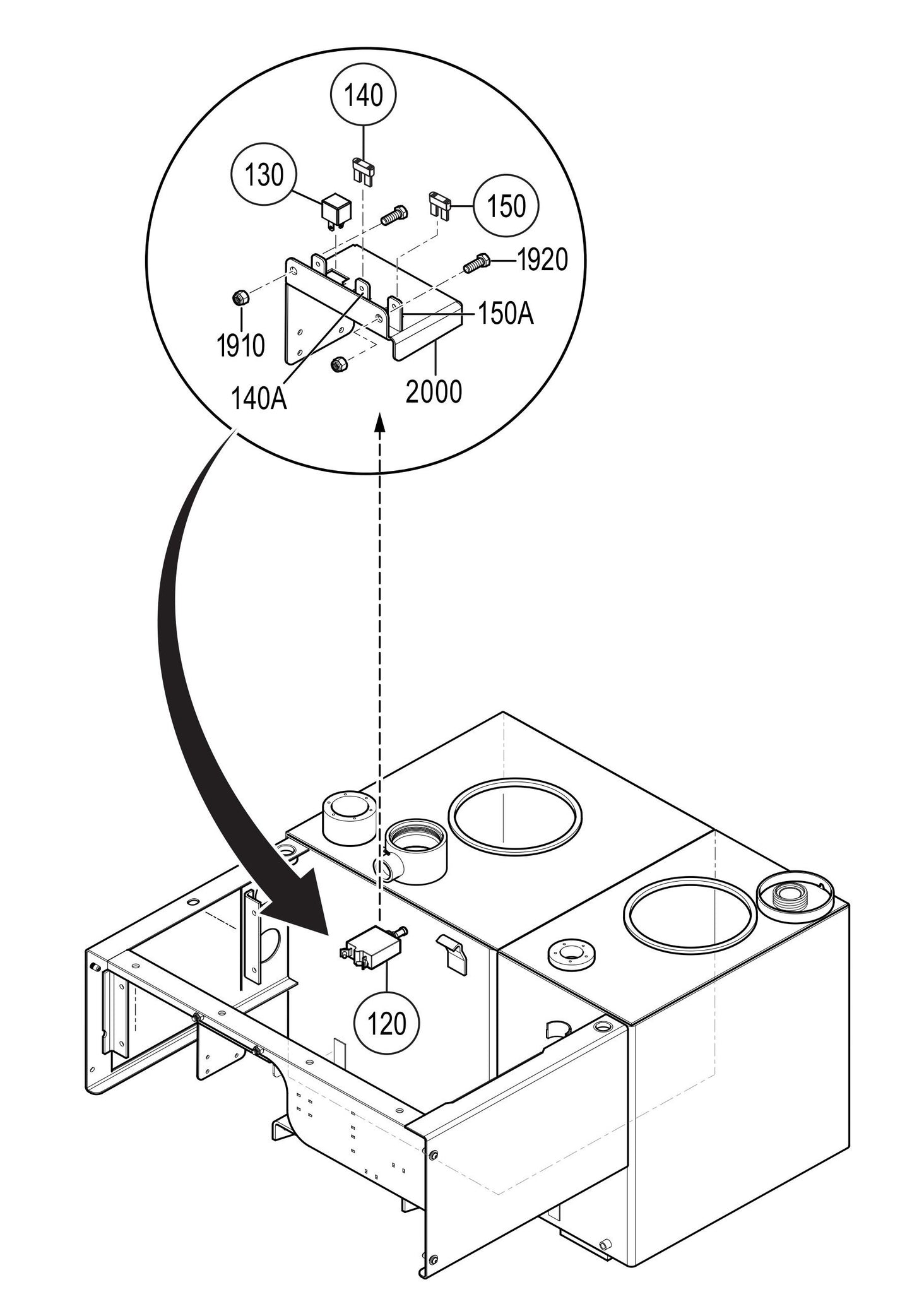 LS300GK Fuses and Relays Assembly Parts