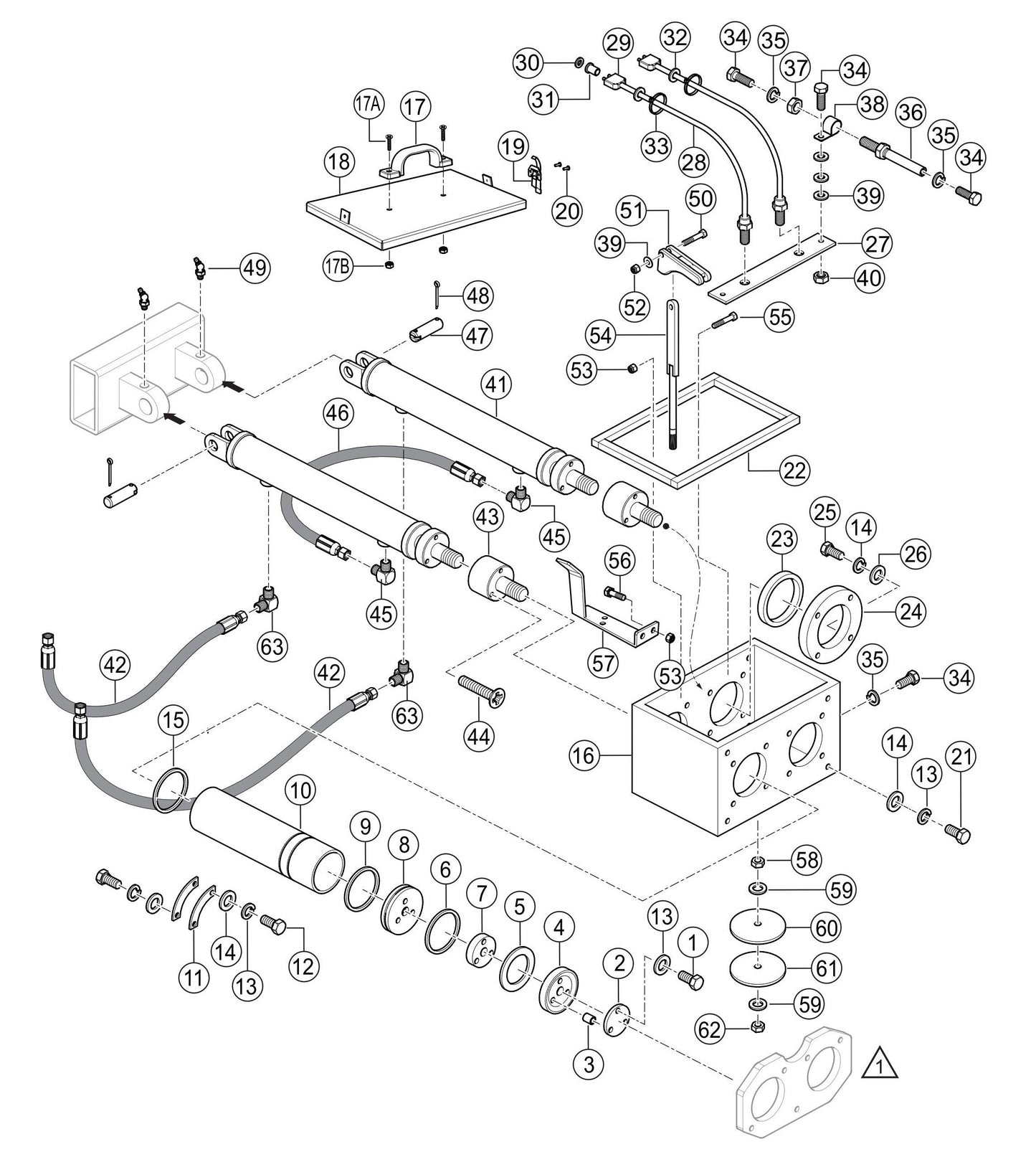 LS300P Lubrication Pistons Assembly Parts