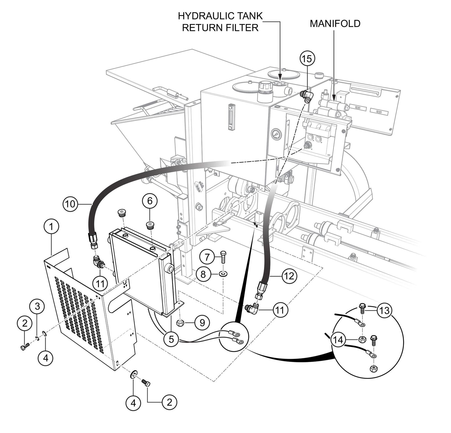 LS300P Heat Exchanger Assembly Parts
