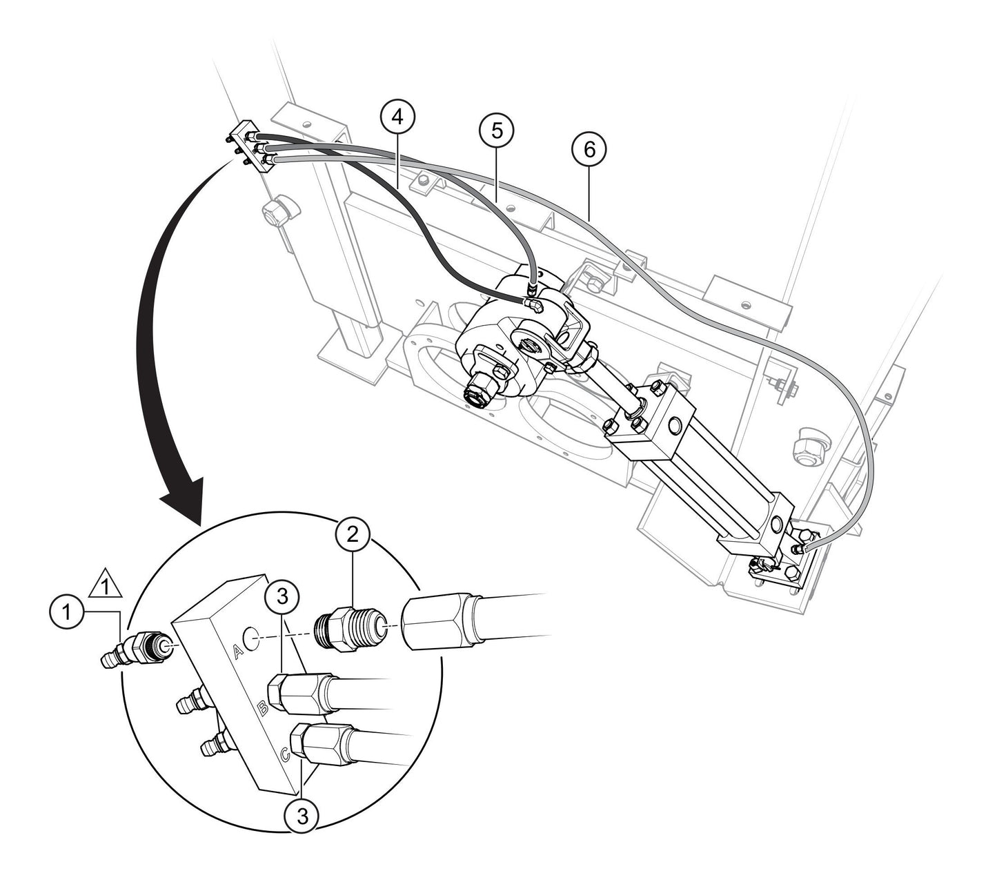 LS300P Lubrication Panel Assembly Parts