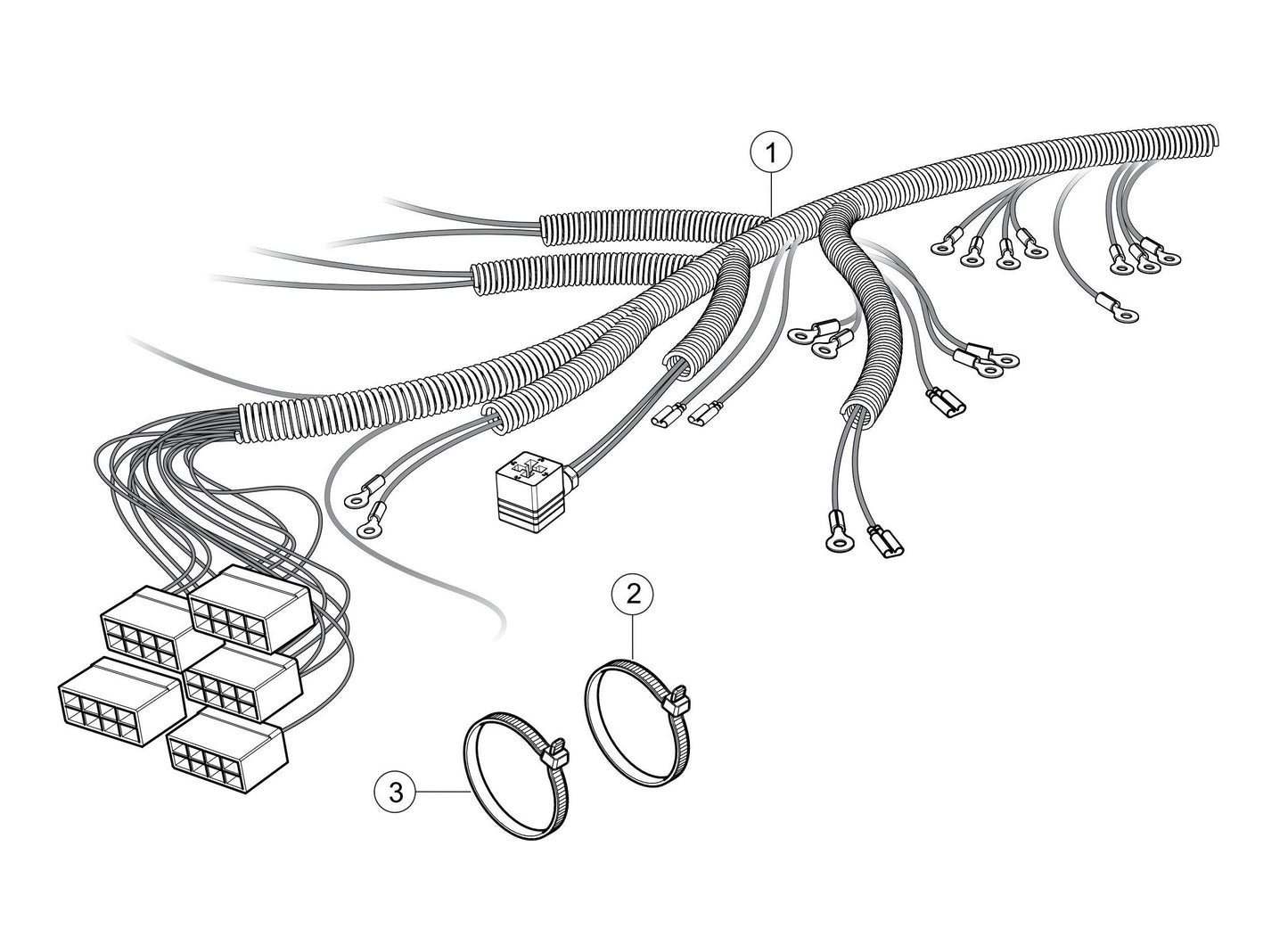 LS300P Control Box Harness Assembly Parts