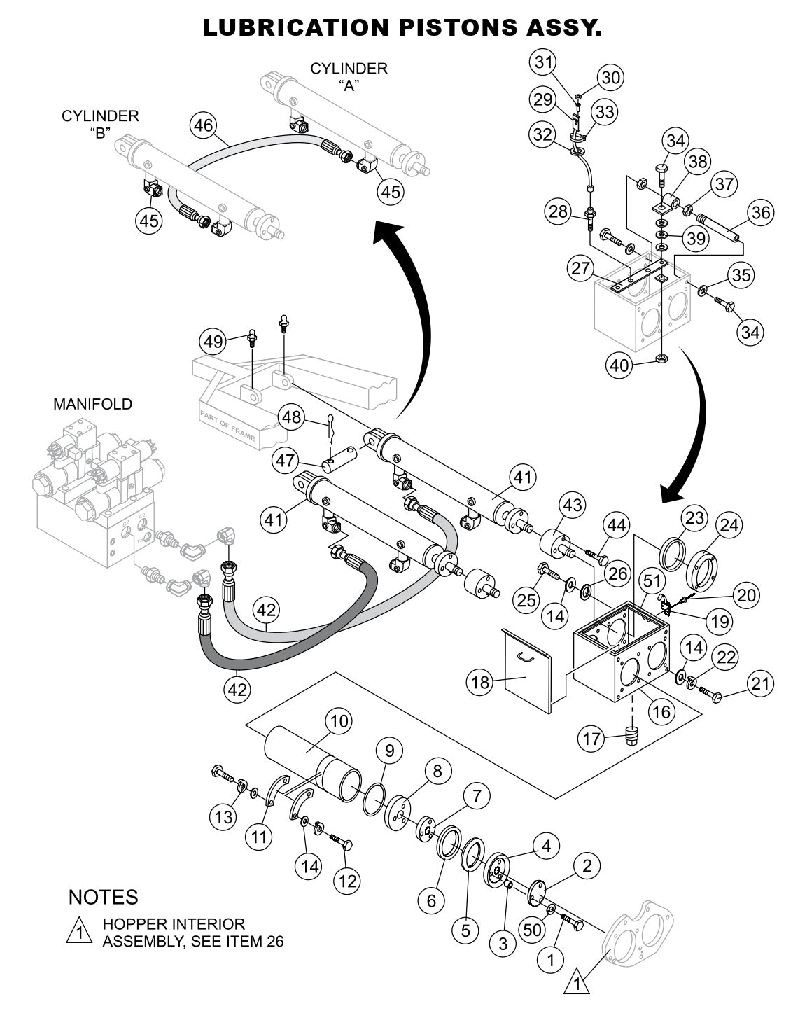 Lubrication Piston Assembly Parts-LS-40, LS-40TD, LS-50TD DEUTZ F4L2011, BF4L2011 Diesel Engine
