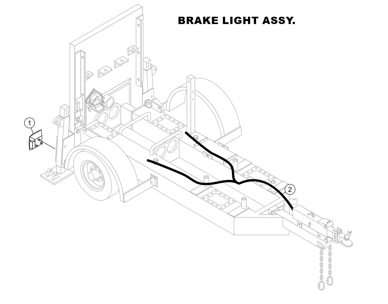 Brake Light Parts-LS400, LS500 DEUTZ F4L2011, BF4L2011 Diesel Engine