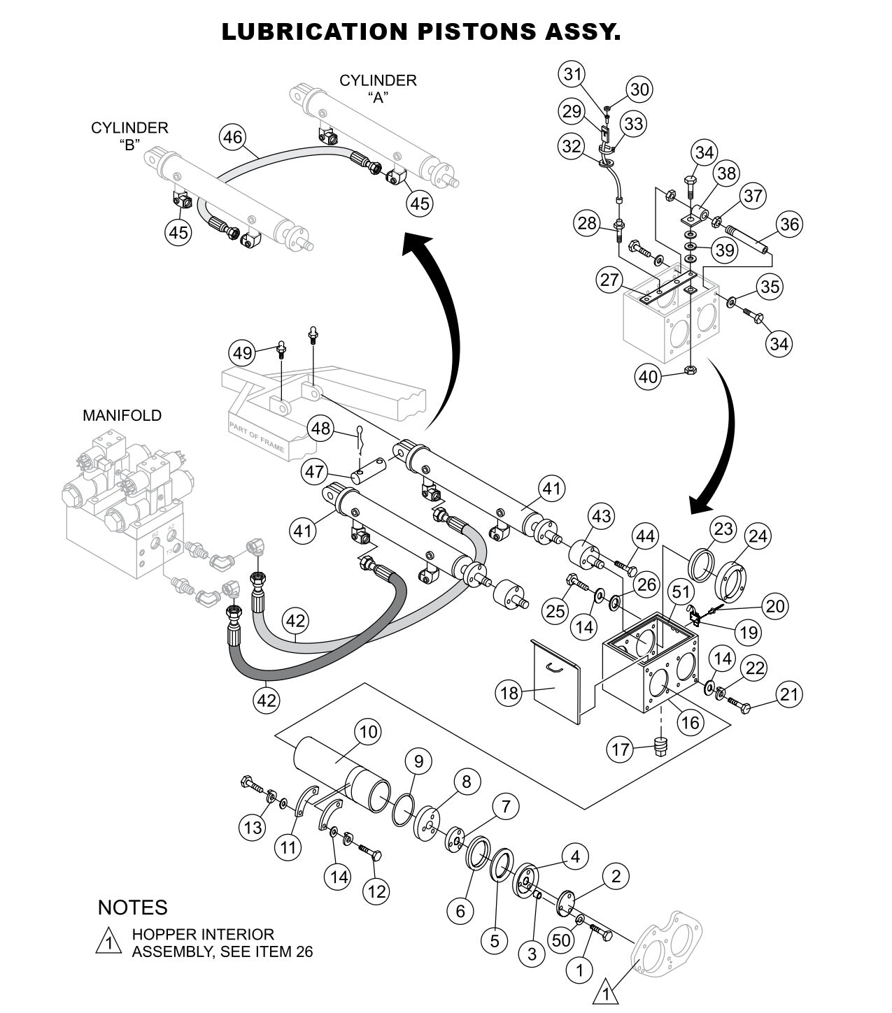 Lubrication Piston Assembly Parts-LS400, LS500 DEUTZ F4L2011, BF4L2011 Diesel Engine