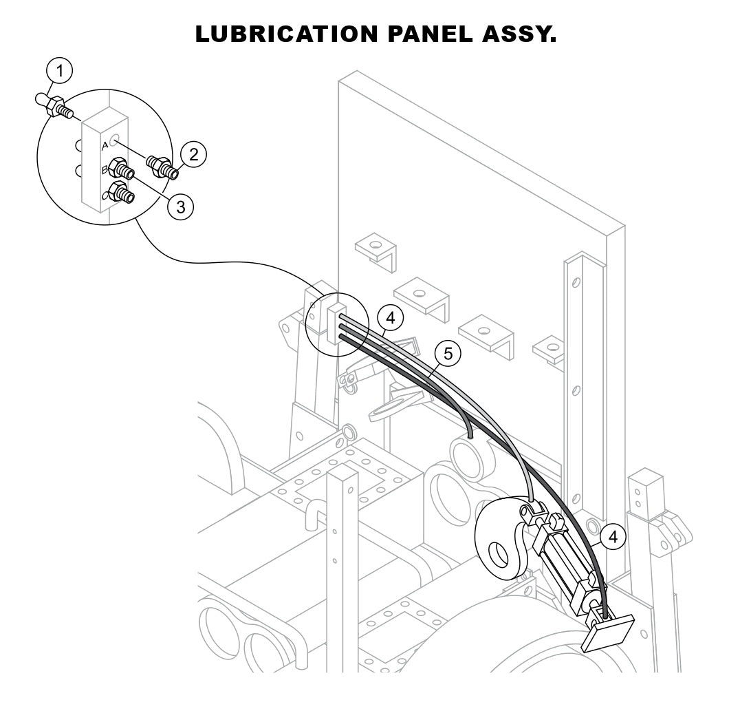 Lubrication Panel Assembly Parts-LS400, LS500 DEUTZ F4L2011, BF4L2011 Diesel Engine