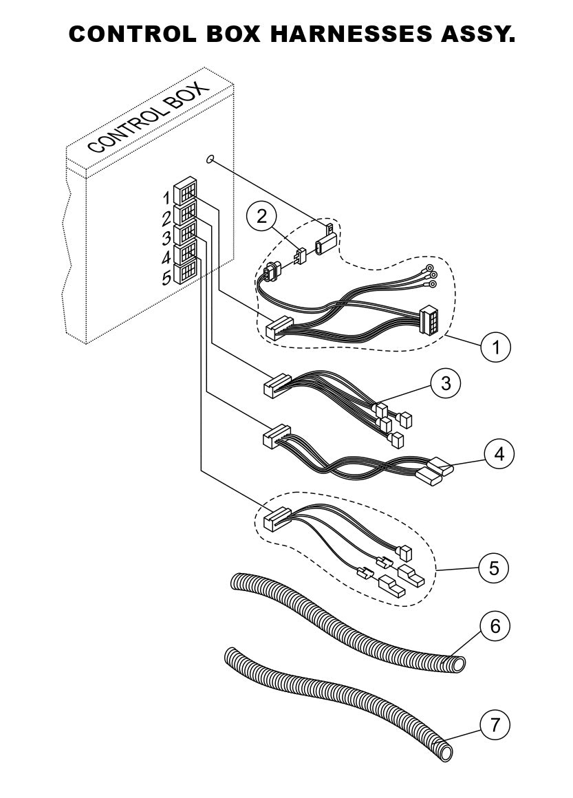 Control Box Harness Assembly Parts-LS400, LS500 DEUTZ F4L2011, BF4L2011 Diesel Engine