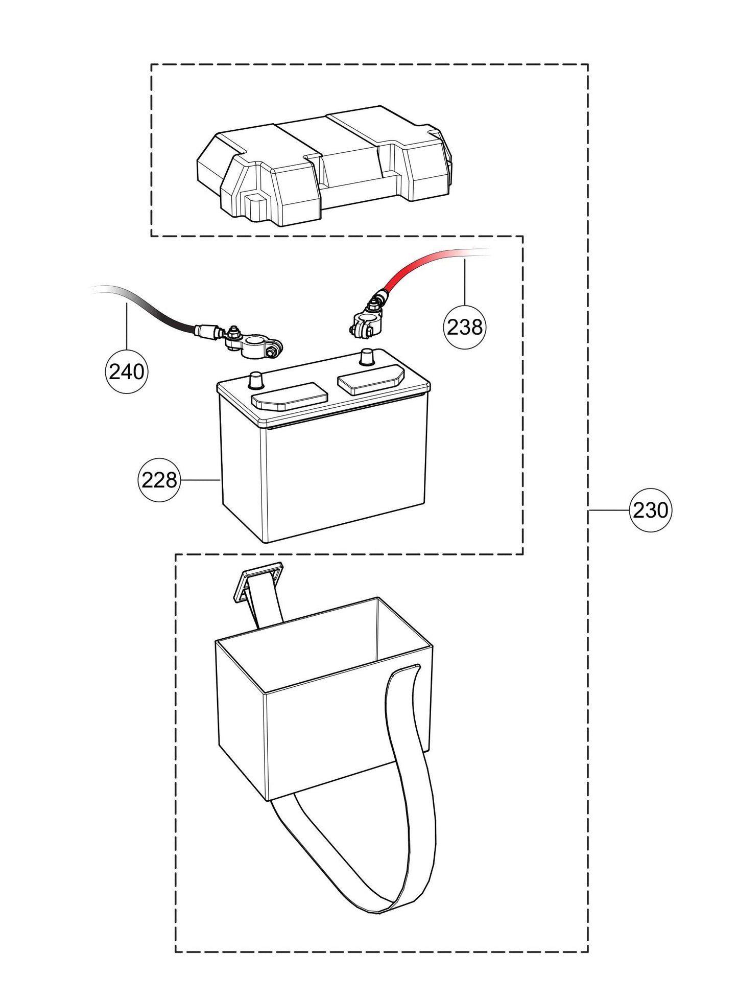 LS450 Battery Assembly Parts