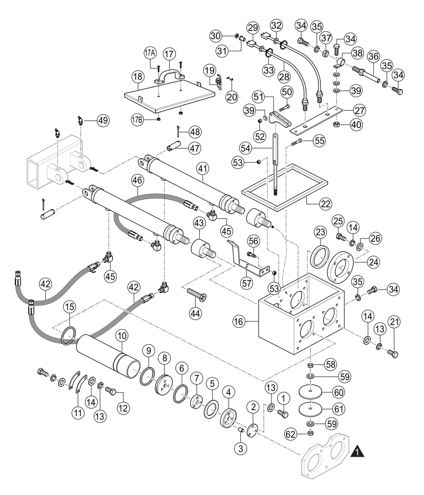 LS450 Lubrication Pistons Assembly Parts